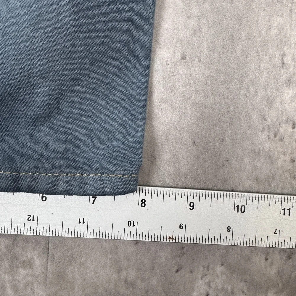 Levis 501 Jeans Mens 34x32 Blue Gray Distressed Button Fly Casual Straight Y2K